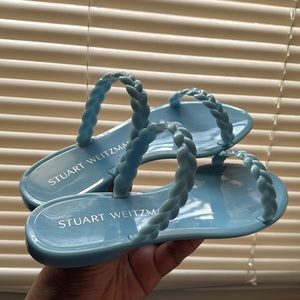 Stuart Weitzman's Braida Sawyer sandals worn once